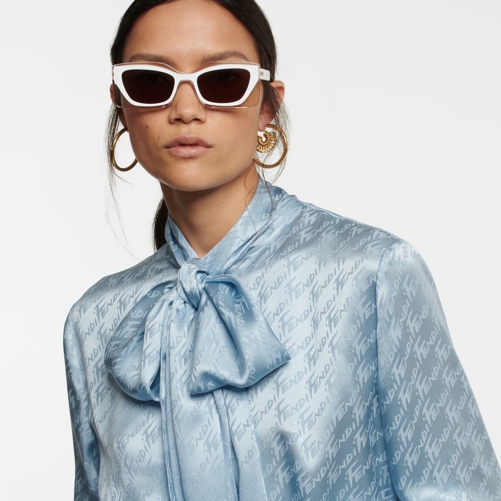 Fendi Feel White Sunglasses